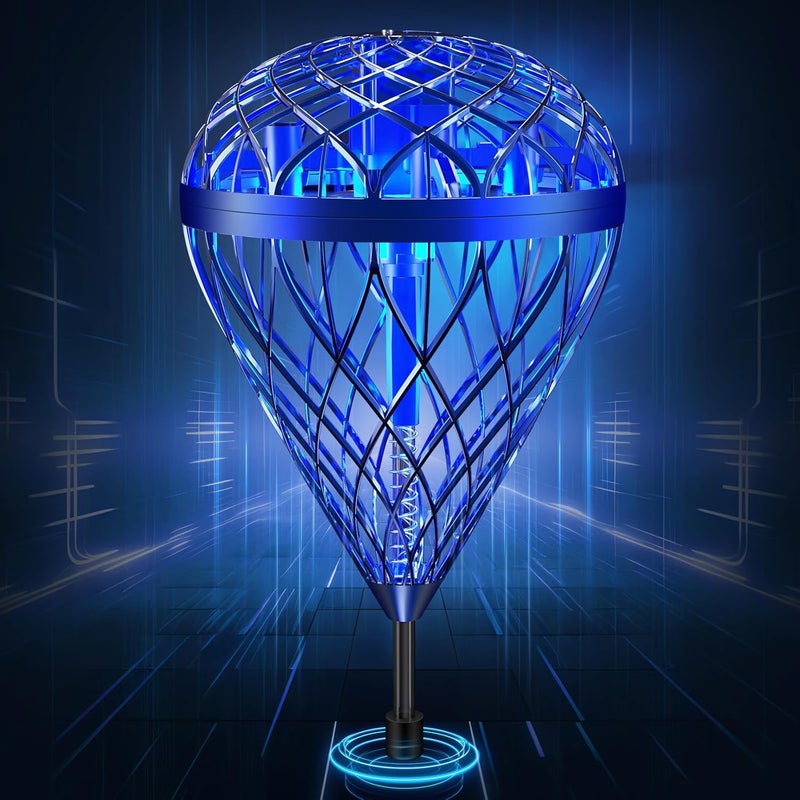 LEMATRIX 2025 Flying Bouncing Ball Toy - Interactive Outdoor Hand-Controlled Bounce Toy with 3D Flip, Outside Toys for Kids Ages 6-12+, Birthday Gifts for Teens Boys Girls(Blue) - Image 1